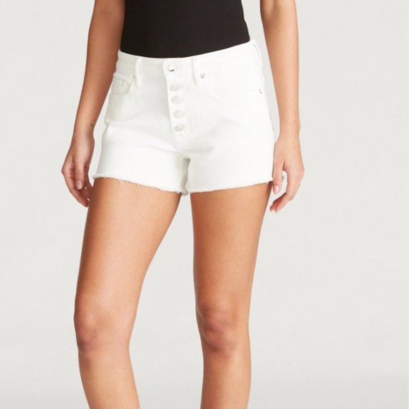 Vigoss | Shorts | White Ace High Rise 
